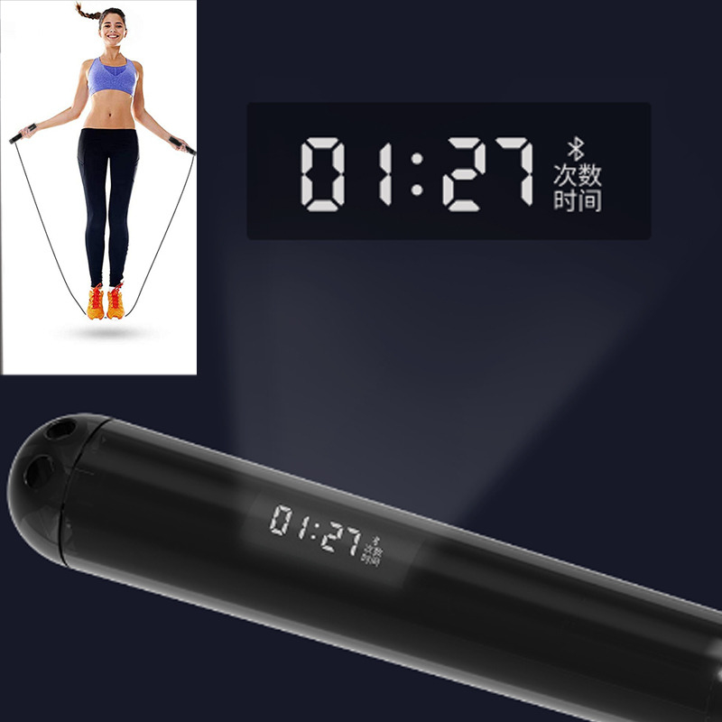 APP 로고와 함께 스마트 점프 로프 사용자 지정 디지털 점프 로프 피트니스 속도 칼로리 계산