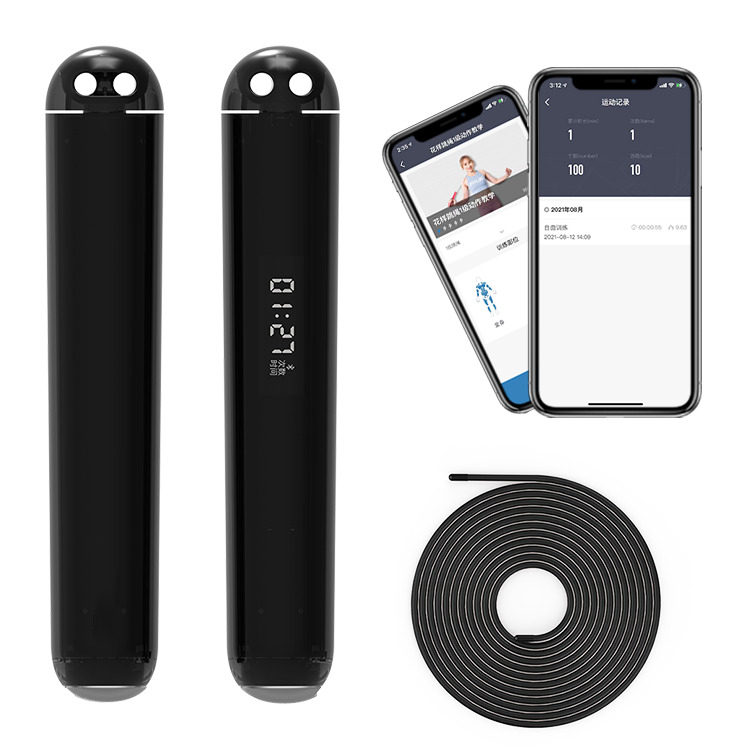 PVC APP 사용자 정의 PVC 점프 로프 실내 및 외부 플라스틱 손잡이 가중 조정